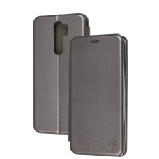 Чохол книжка Premium для Xiaomi Redmi Note 8 Pro сірий