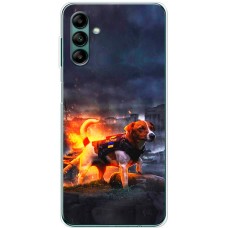 Чохол для Samsung Galaxy A04S (A047) MixCase Патрон у руїнах міста