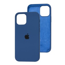 Чохол Silicone для iPhone 12 / 12 Pro case blue cobalt