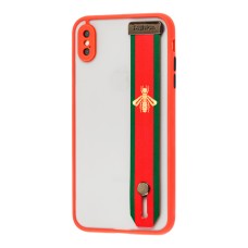 Чохол для iPhone Xs Max WristBand G V червоний