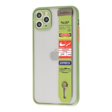 Чохол для iPhone 11 Pro WristBand air оливковий