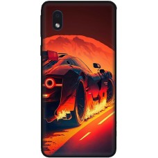 Чохол для Samsung Galaxy A01 Core (A013) MixCase машини неон жовто-помаранчева