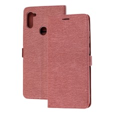 Чохол книжка для Samsung Galaxy A11 / M11 Side Magnet бордовий