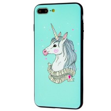 Чохол для iPhone 7 Plus / 8 Plus єдиноріг білий