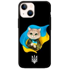 Чохол для iPhone 13 mini MixCase патріотичні котик зелені очі