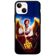 Чохол для iPhone 13 mini MixCase патріотичні українка ангел з тризубо