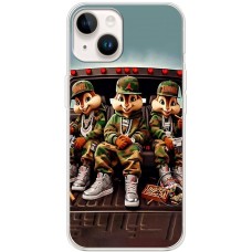 Чохол з аніме для iPhone 14 Mixcase білки репери