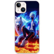 Чохол з аніме для iPhone 14 Mixcase герої на відпочинку