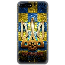 Чохол для iPhone 7 Plus / 8 Plus MixCase патріотичні позолочений тризуб