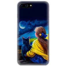 Чохол для iPhone 7 Plus / 8 Plus MixCase патріотичні зіркова ніч картина