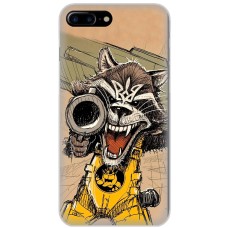 Чохол для iPhone 7 Plus / 8 Plus MixCase патріотичні божевільний єнот