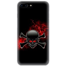 Чохол для iPhone 7 Plus / 8 Plus MixCase патріотичні череп та кістки