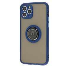 Чохол для iPhone 11 Pro LikGus Edging Ring синій