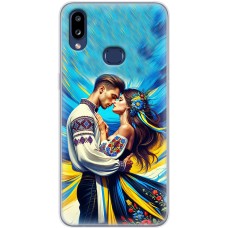 Чохол для Samsung Galaxy A10s (A107) MixCase патріотичні закохана пара