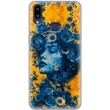 Чохол для Samsung Galaxy A10s (A107) MixCase патріотичні жіноча блакить