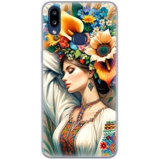 Чохол для Samsung Galaxy A10s (A107) MixCase патріотичні спляча красуня
