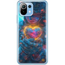 Чохол для Xiaomi Mi 11 Lite MixCase асорті тепло Серця