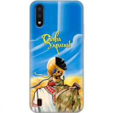 Чохол для Samsung Galaxy A01 (A015) MixCase патріотичні Слава Україні