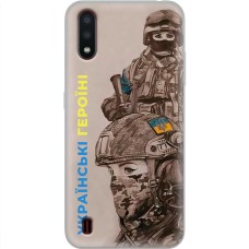 Чохол для Samsung Galaxy A01 (A015) MixCase патріотичні українські герої