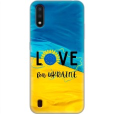 Чохол для Samsung Galaxy A01 (A015) MixCase патріотичні love Ukraine