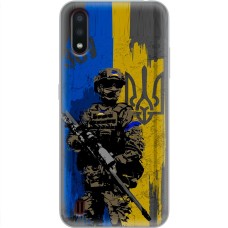 Чохол для Samsung Galaxy A01 (A015) MixCase патріотичні український воїни