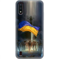 Чохол для Samsung Galaxy A01 (A015) MixCase патріотичні палити ворога