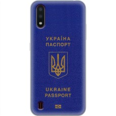 Чохол для Samsung Galaxy A01 (A015) MixCase патріотичні Україна паспорт