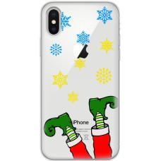 Чохол для iPhone X / Xs MixCase Новий рік карнавальне взуття