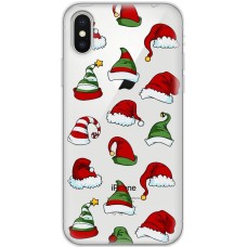 Чохол для iPhone X / Xs MixCase Новий рік новорічні шапки