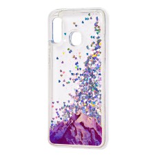 Чохол для Samsung Galaxy A20 / A30 Блискучі вода Fashion "гори"