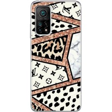 Чохол для Xiaomi Mi 10T / Mi 10T Pro MixCase Леопард Louis Vuitton мозаїка
