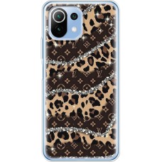 Чохол для Xiaomi Mi 11 Lite MixCase Леопард Louis Vuitton