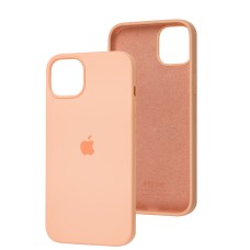 Чохол для iPhone 14 Plus Silicone Full оранжевий / grapefruit