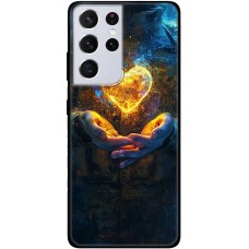 Чохол для Samsung Galaxy S21 Ultra (G998) MixCase асорті Серце в долонях