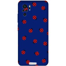 Чохол для Xiaomi Redmi Note 10 / 10s Mixcase синій з мікрофіброю сонечко