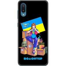 Чохол для Samsung Galaxy A02 (A022) MixCase патріотичні волонтер