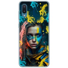 Чохол для Samsung Galaxy A02 (A022) MixCase патріотичні воєвнича Українка