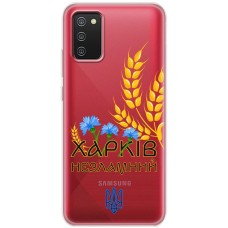 Чохол для Samsung Galaxy A02s (A025) MixCase патріотичні Харків незламний