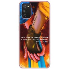 Чохол для Samsung Galaxy A02s (A025) MixCase патріотичні разом вистоїмо
