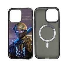 Чохол для iPhone 13 Pro Max MixCase MagSafe MagSafe патріотичний Воля