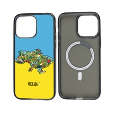 Чохол для iPhone 14 MixCase MagSafe MagSafe патріотичний Країна Україна