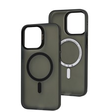 Чохол для iPhone 15 Pro Max Berlia Smooth MagSafe black
