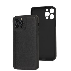 Чохол для iPhone 12 Pro Eco Leather black