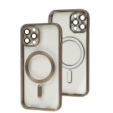 Чохол для iPhone 12 Pro Titanium Fibra Chrome MagSafe natural