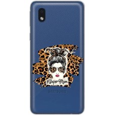 Чохол для Samsung Galaxy A01 Core (A013) MixCase Леопард super mom