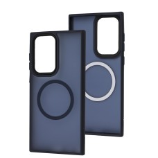 Чохол для Samsung Galaxy S22 Ultra (S908) WAVE Matte Insane MagSafe midnight blue