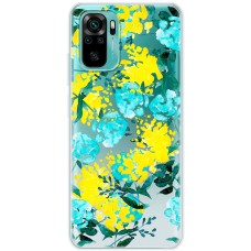 Чохол для Xiaomi Redmi Note 10 / 10s MixCase патріотичні жовто-блакитні квіти