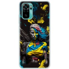 Чохол для Xiaomi Redmi Note 10 / 10s MixCase патріотичні Нездоланна Українка