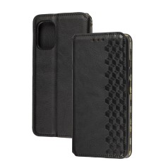 Чохол книжка для Xiaomi Poco M5 Getman Cubic чорний