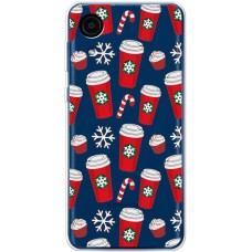 Чохол для Samsung Galaxy A03 Core (A032) MixCase Новий рік зимова кава